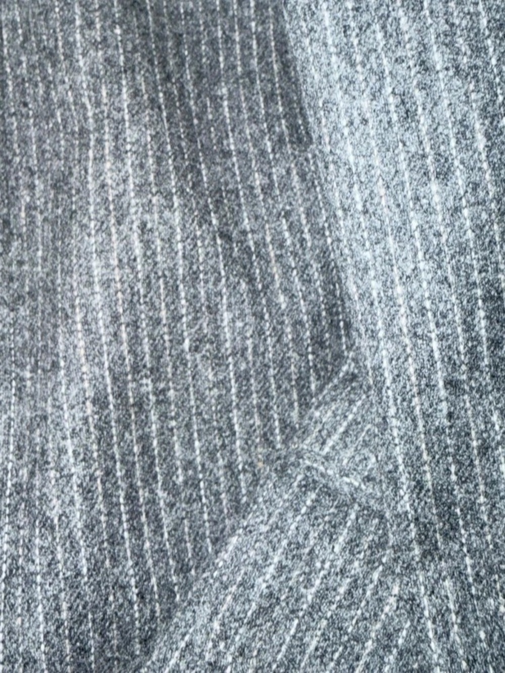Vintage 70s/80s SIR for Her 100% Wool Pinstripe Skirt Suit Set Blazer + Midi Ski - Picture 9 of 9